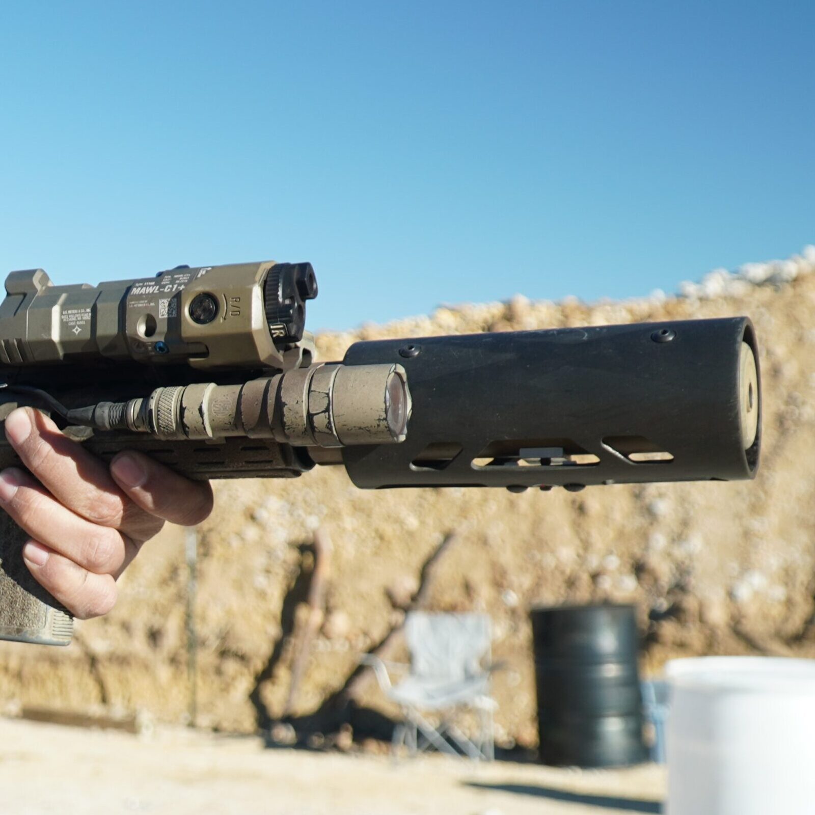Early generation clamp on Suppressor Shield