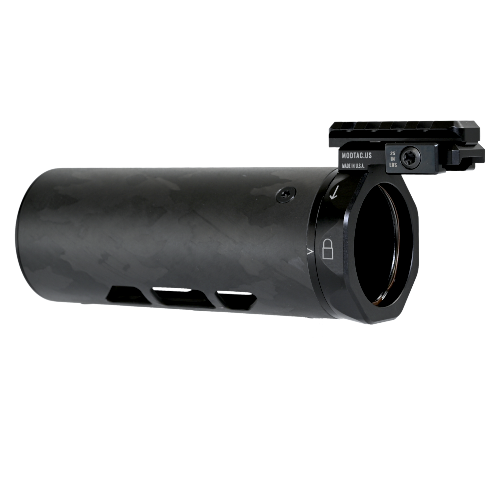 MODTAC Rail Extension mounted on U-RAC